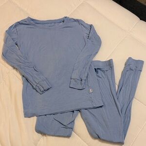 Little sleepies baby blue long sleeves/pants pajamas.
